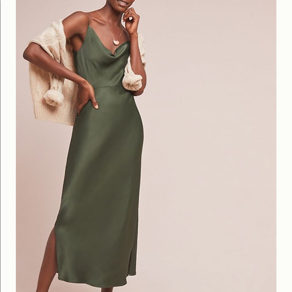 Bias slip dress - Anthropologie